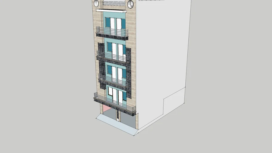 Builder flat 108sq. yards