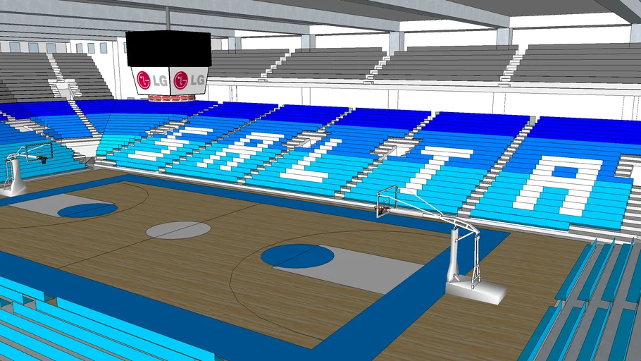 Estadio Polideportivo Ciudad de Salta (DELMI) remodelado.