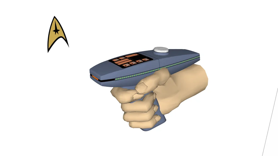 Star Trek Weapons - The Wrath of Khan- Type 2 Hand Phaser (2281)