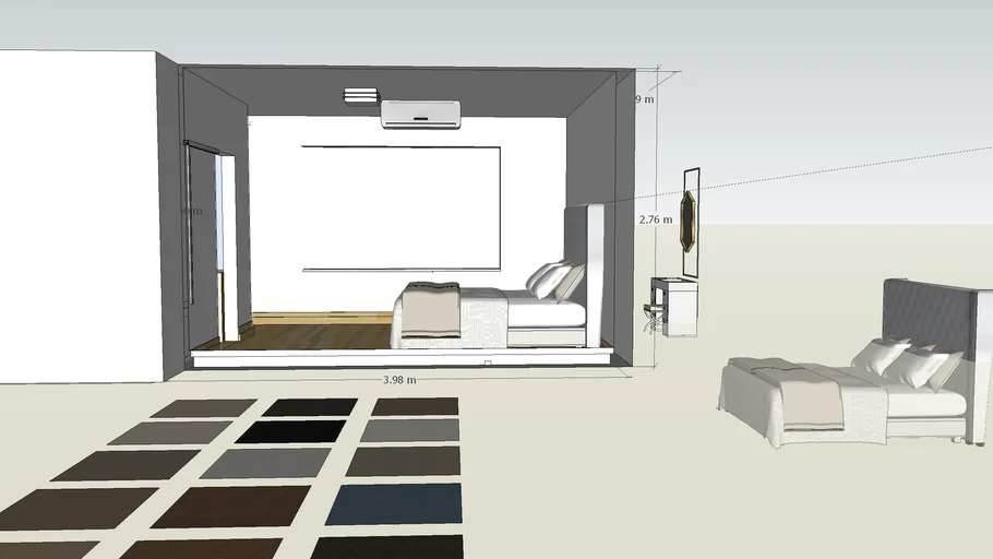 cama queen cabeceira alta