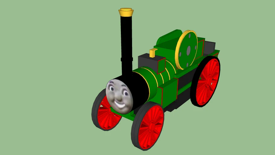 Trevor the Traction Engine | 3D Warehouse