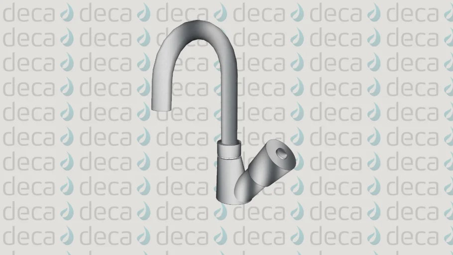 Deca Torneira Lavatorio Prata - Código 1195.C50 - Mesa Bica Alta
