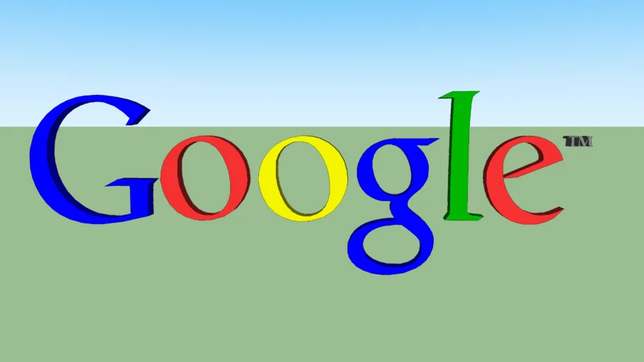 3D Google Logo