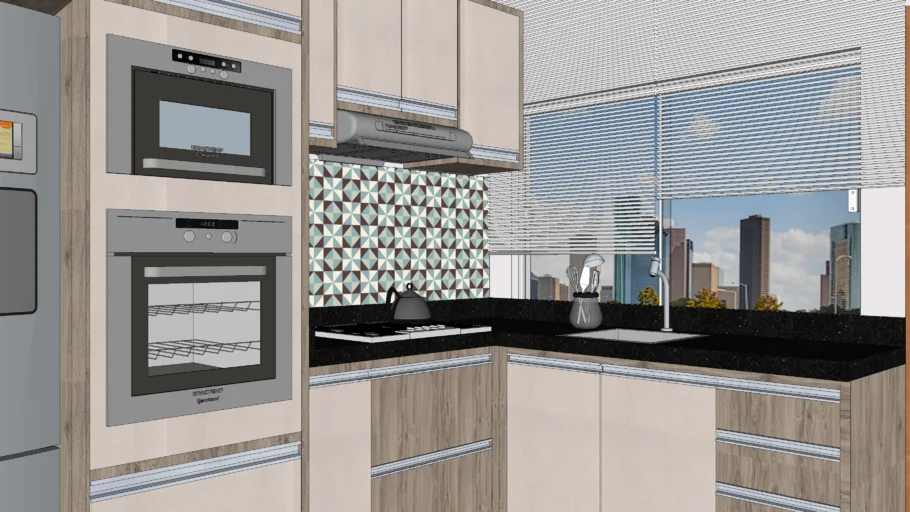 Cozinha de MDF
