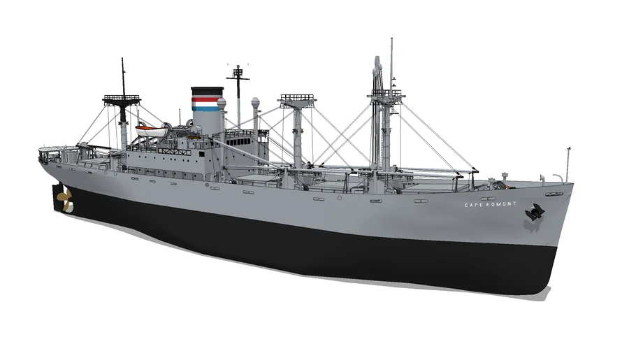 Military Cargo Ship "Cape Edmont" (ORIGINAL)