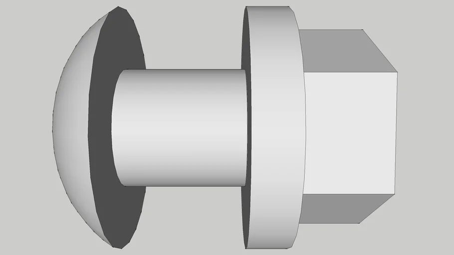 5/16" X 3/4" Carriage Bolt Assembly