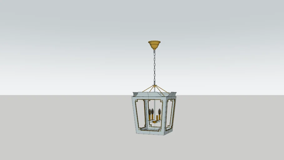 Visual Comfort Caddo Lantern Chandelier