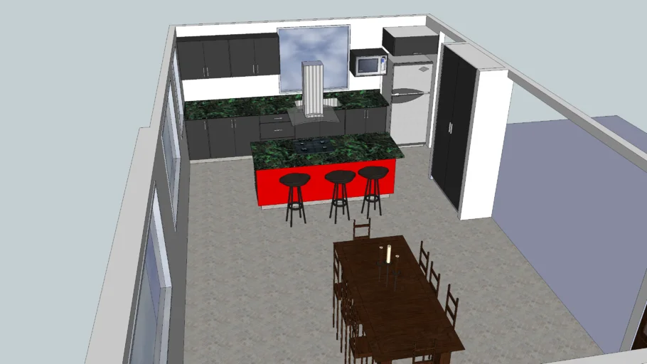 COCINA CON ISLA