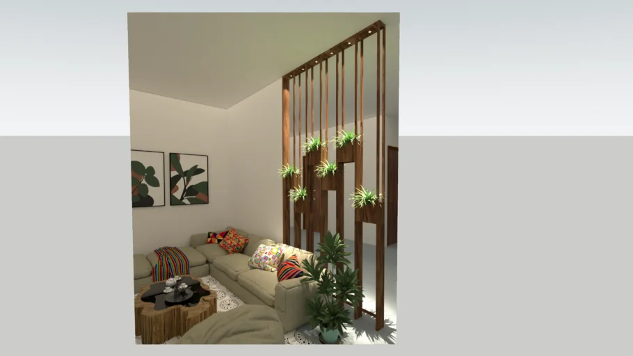 WOODEN PARTITION WALL | GREEN PARTITION WALL