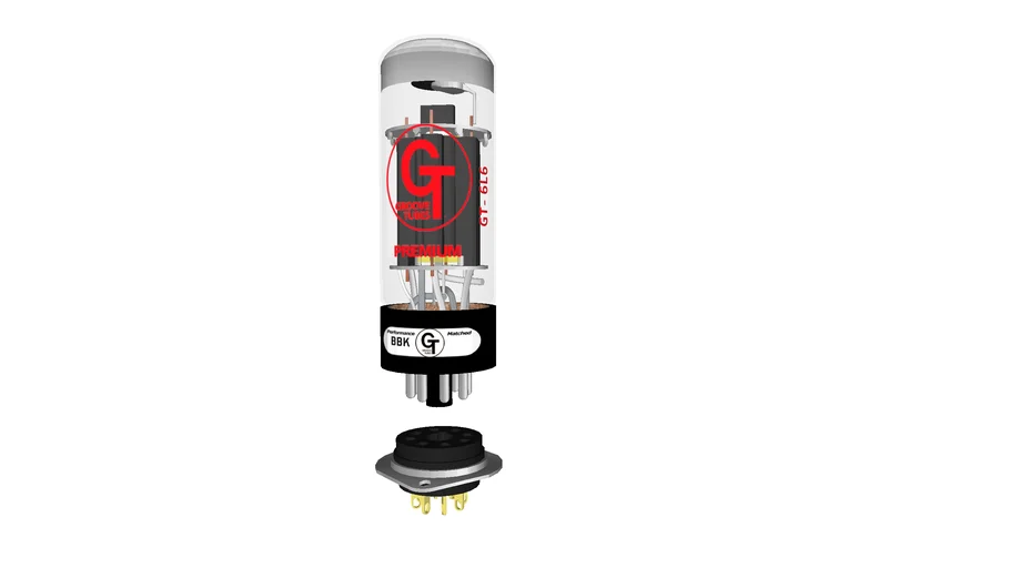 Vacuum Tube (Groove Tubes 6L6-CHP) | 3D Warehouse