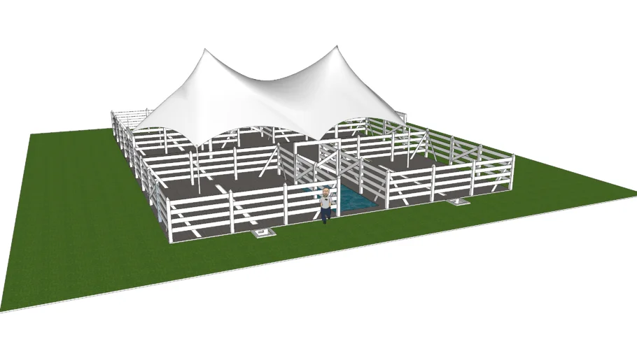 Curral modular  (modular corral)