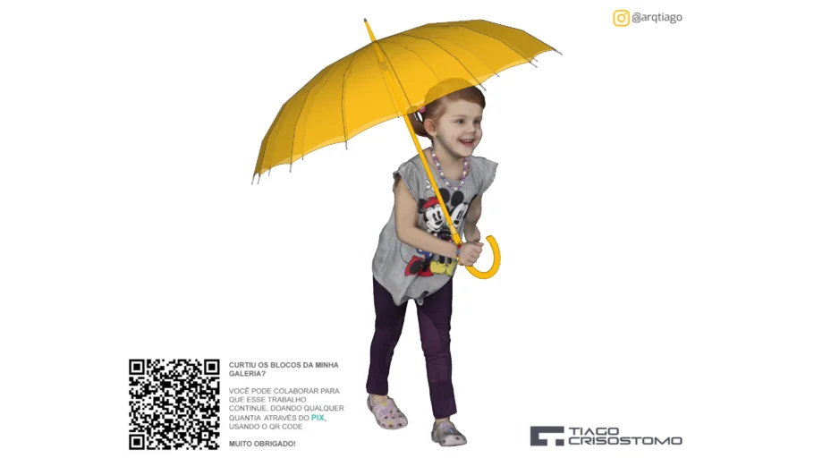 Sai da chuva, menina!