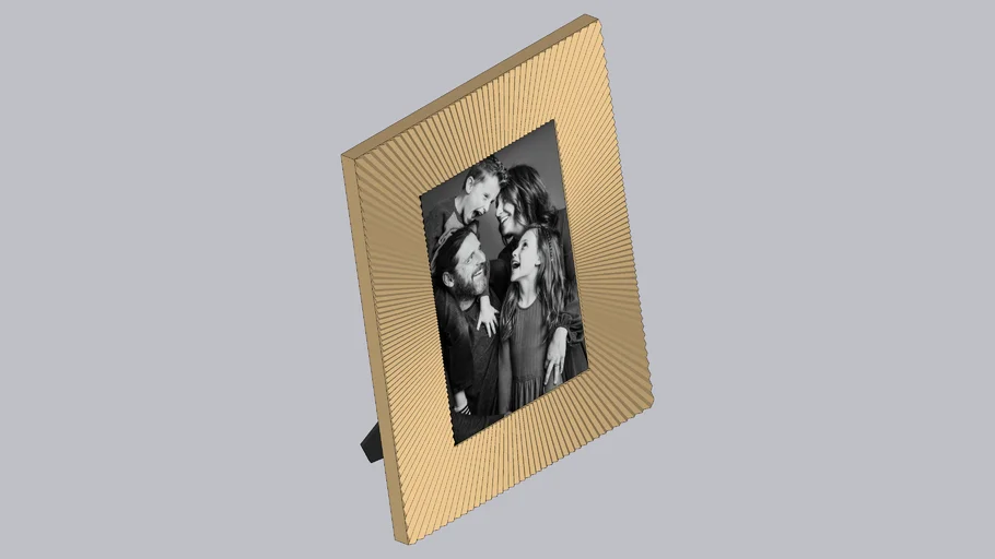 Porta Retrato Metal - Dourado