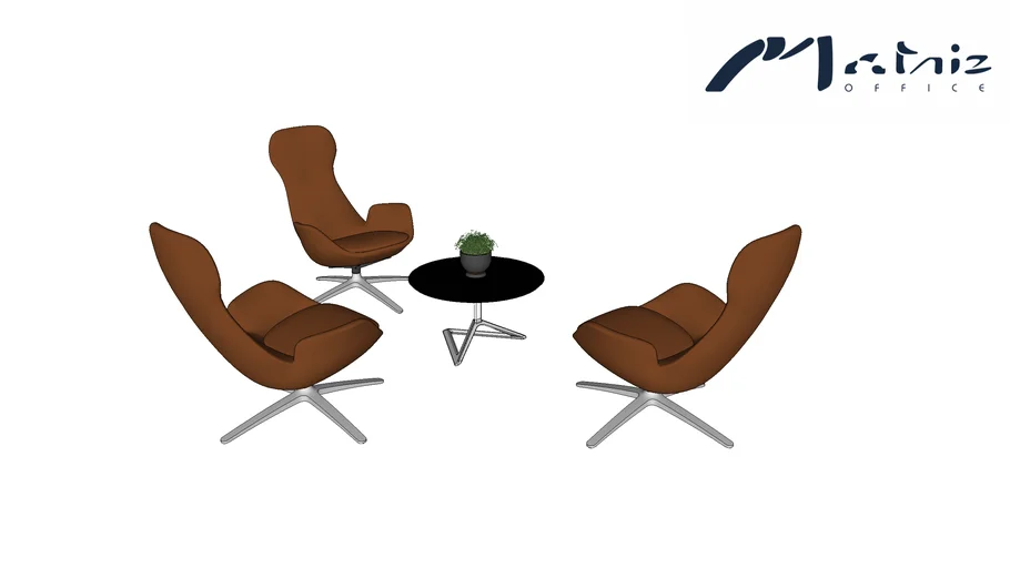 Poltronas Recepção e Espera - Bortolini e Cavaletti