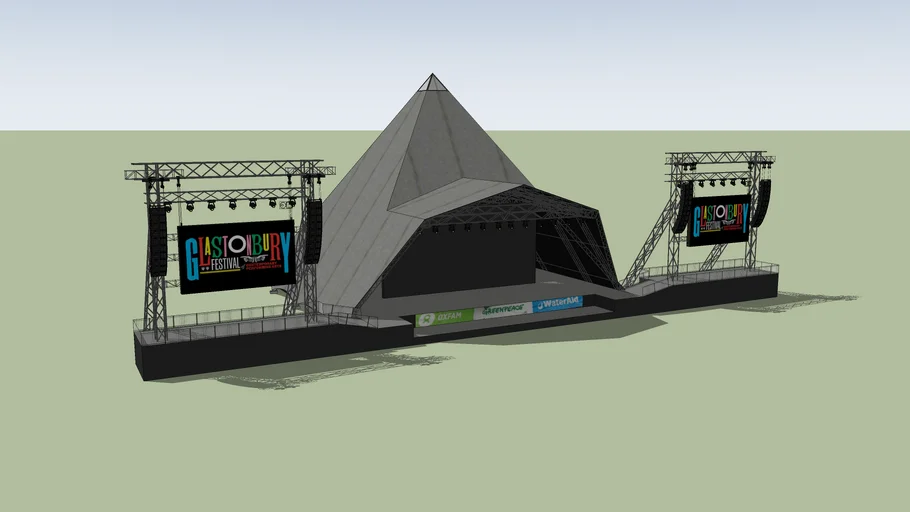 The Pyramid Stage - Glastonbury Festival