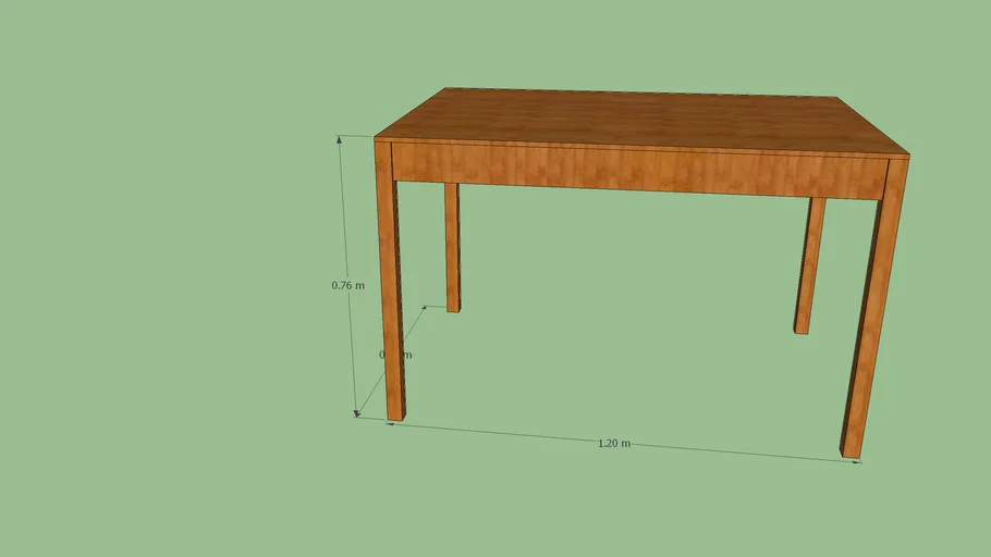 mesa de madera
