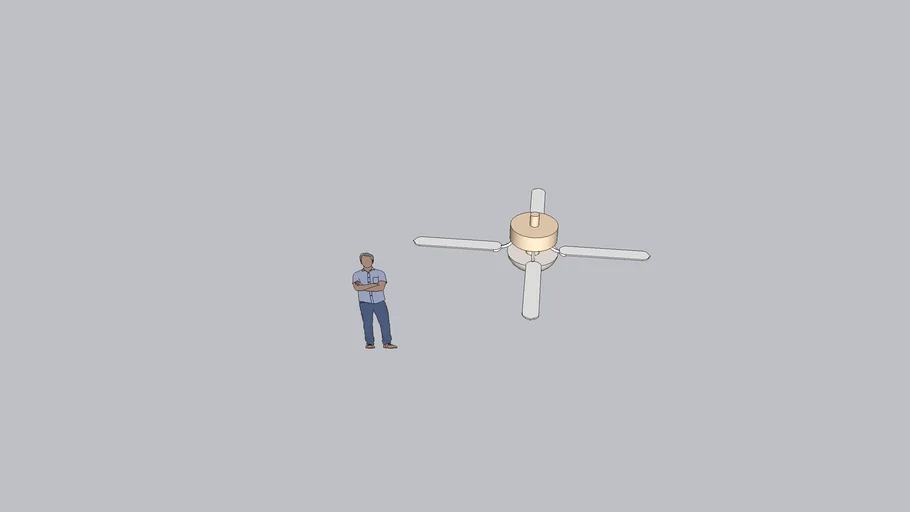 standard ceiling fan