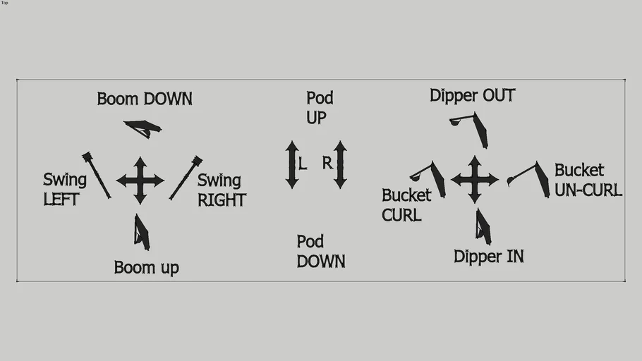backhoe controls