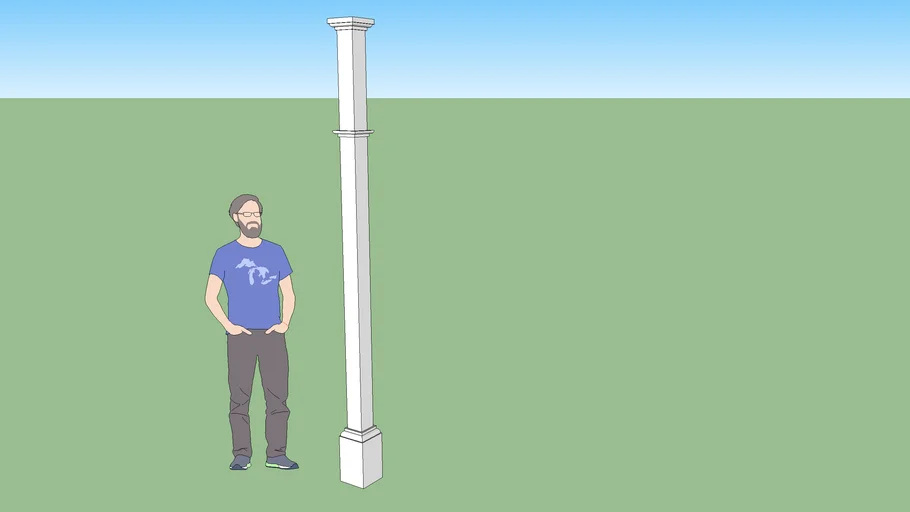 wood column