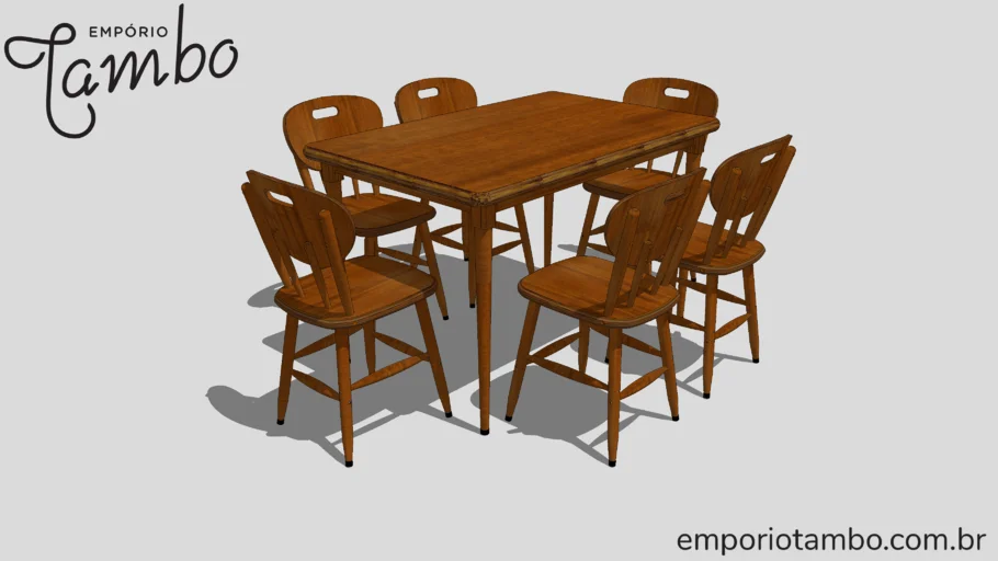 Mesa retangular madeira 125x80 cm com 4 cadeiras para cozinha pequena varanda area gourmet