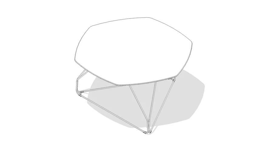 Hexagon accent table