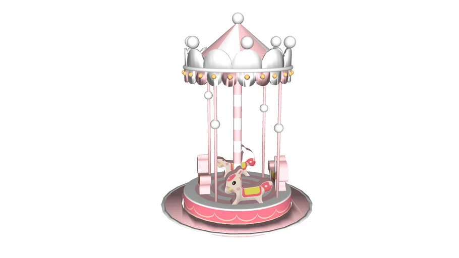 Carousel 儿童游乐旋转木马 www.1skp.com