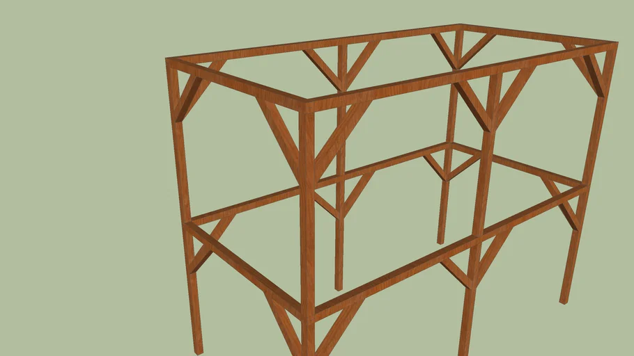 Wooden frame
