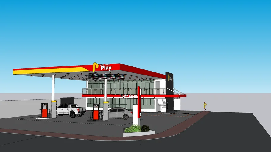 Posto de Combustivel, auto posto