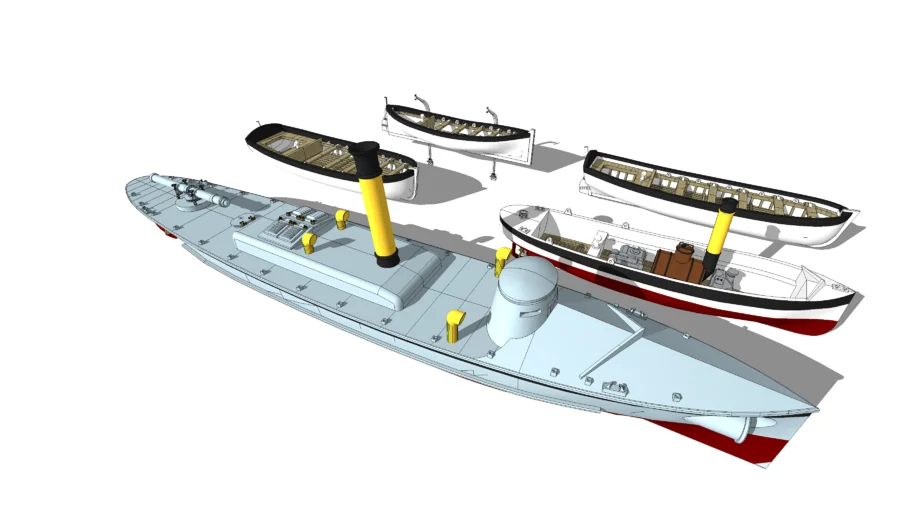 蒸汽小艇    Steam  boat