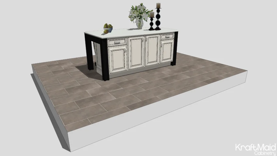 Jamison Kitchen Island by Kraftmaid Cabinetry - KBIS 2011