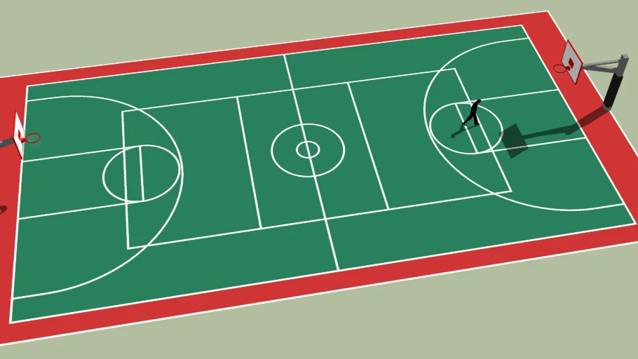STANDARD BASKETBALL COURT