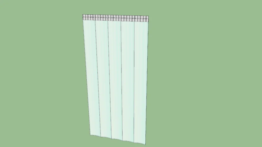 Cortina de PVC em Tiras