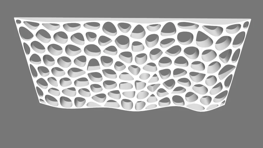 Parametric Wall Panel w Voronoi Cut