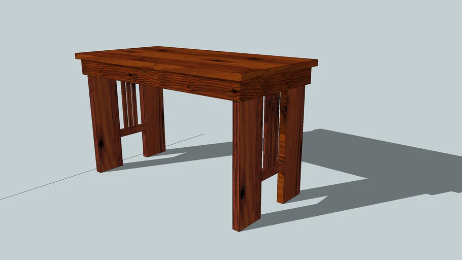 Arts $ Crafts Style Desk