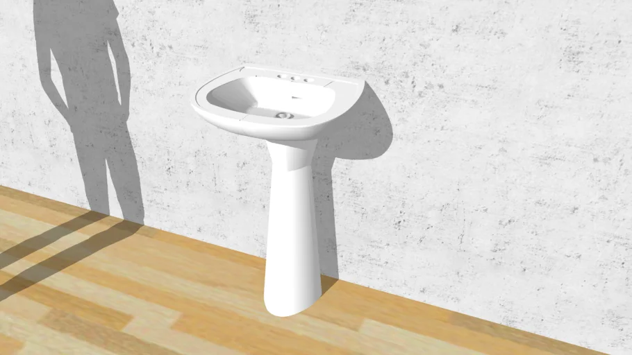 Lavabo y Pedestal (CYM)- Sink