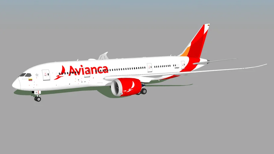 Avianca (N780AV) - Boeing 787-8 Dreamliner (2014) | 3D Warehouse