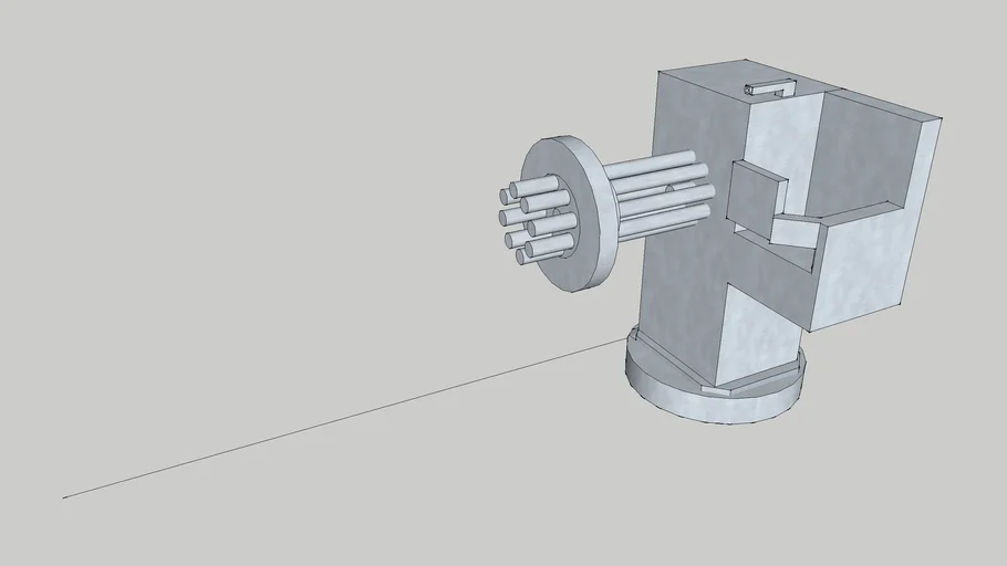 manual turret | 3D Warehouse