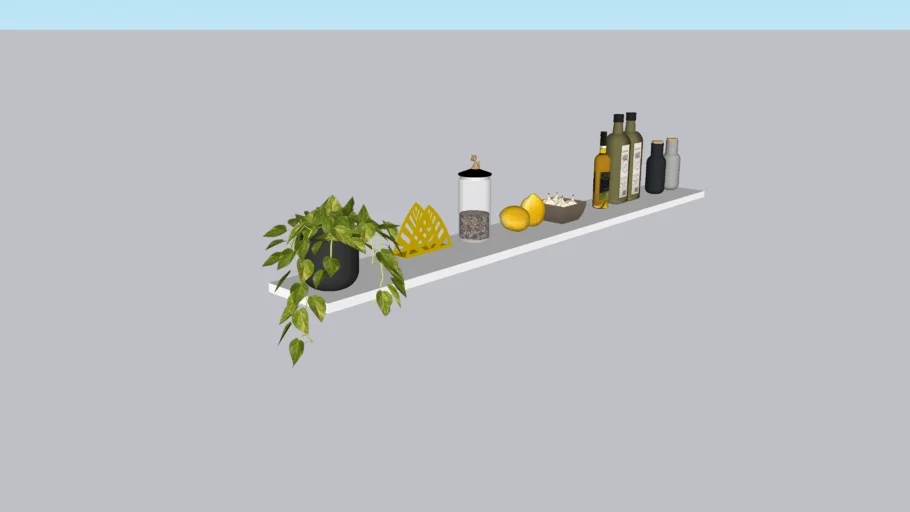 Kitchen shelf
