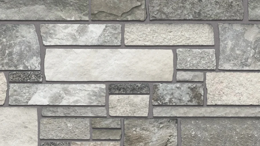 "Fond du Lac Niagara Ledge" (Dark Brown Joint) Seamless Natural Stone Veneer Material
