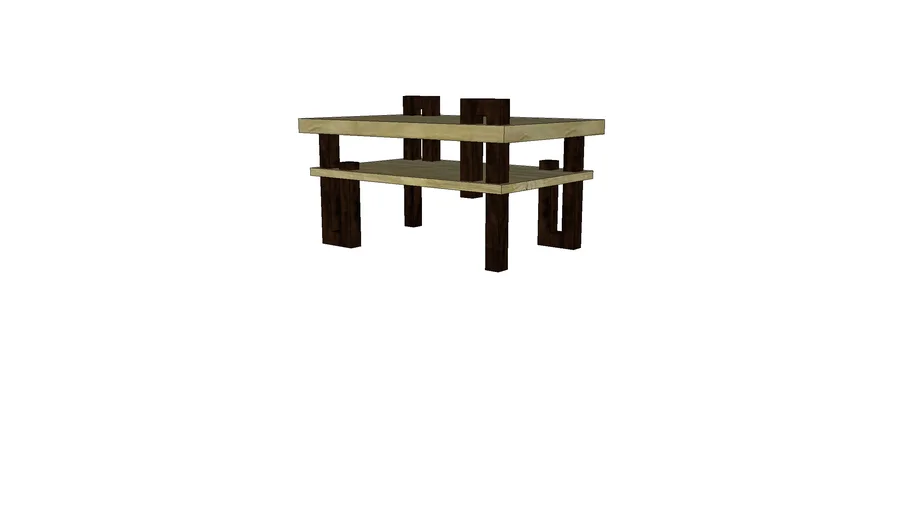 wood coffee table