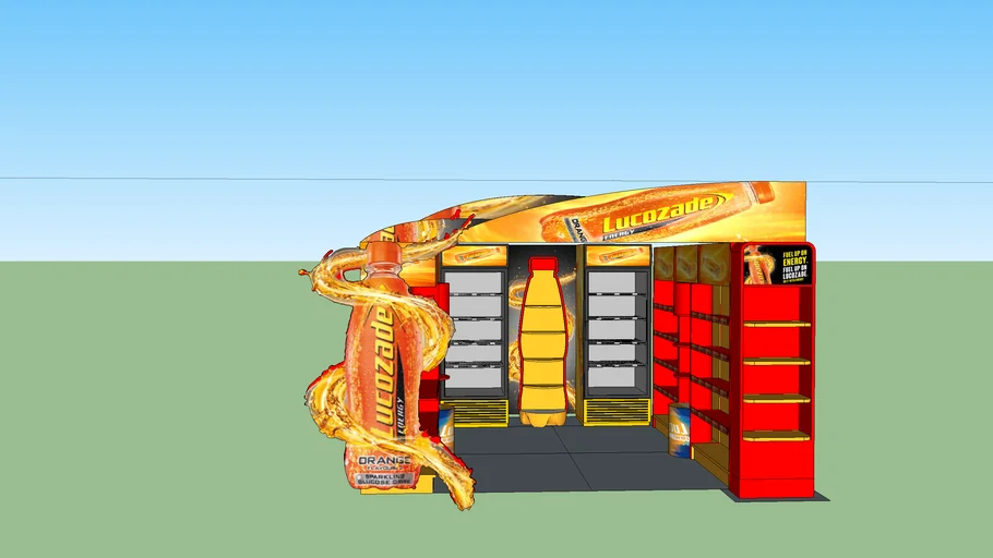 LUCOZADE FLOOR DISPLAY