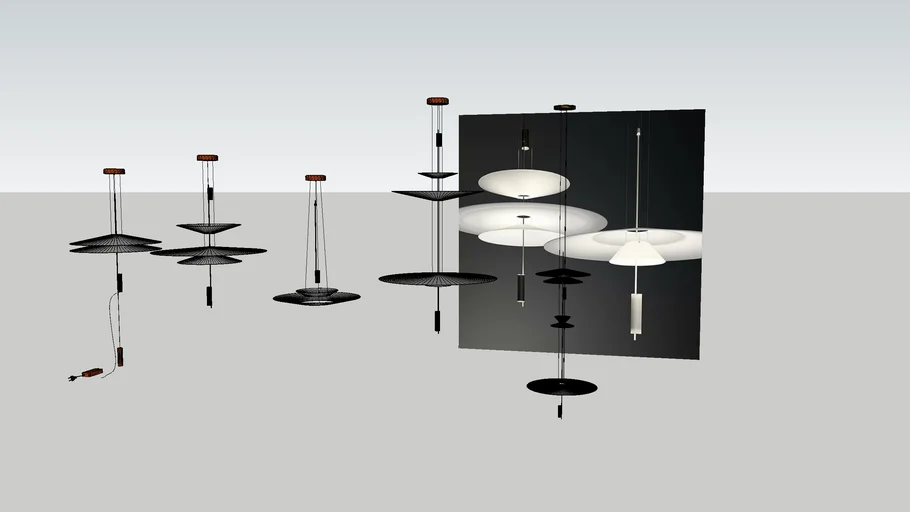 Luminária Pendente Moderno Minimalista Flamingo :: ornedecor.com