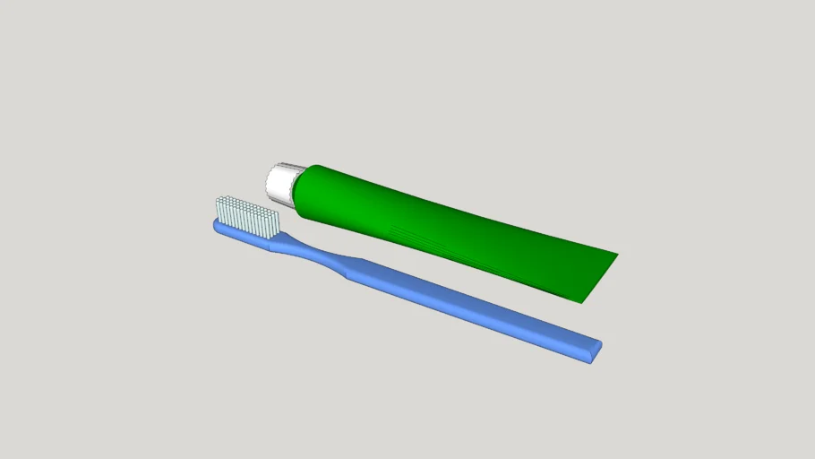 Toothpaste and toothbrush