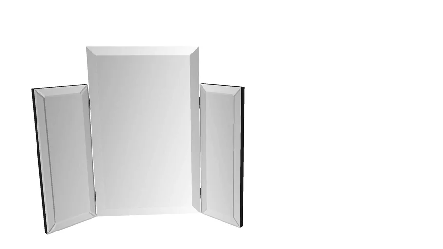 84996 Mirror Luxury Frame Tre 60x75cm