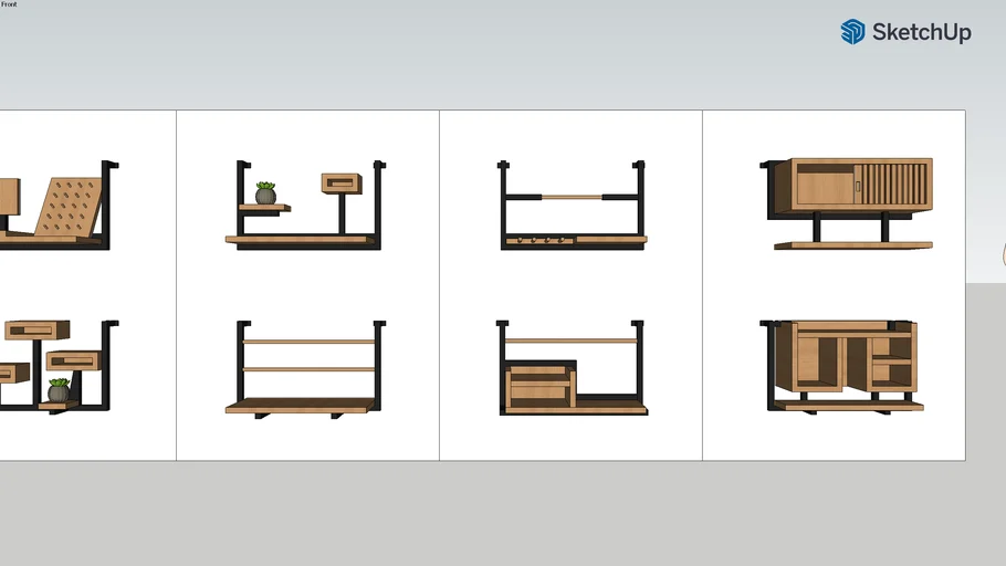 Industrial Wall Racks