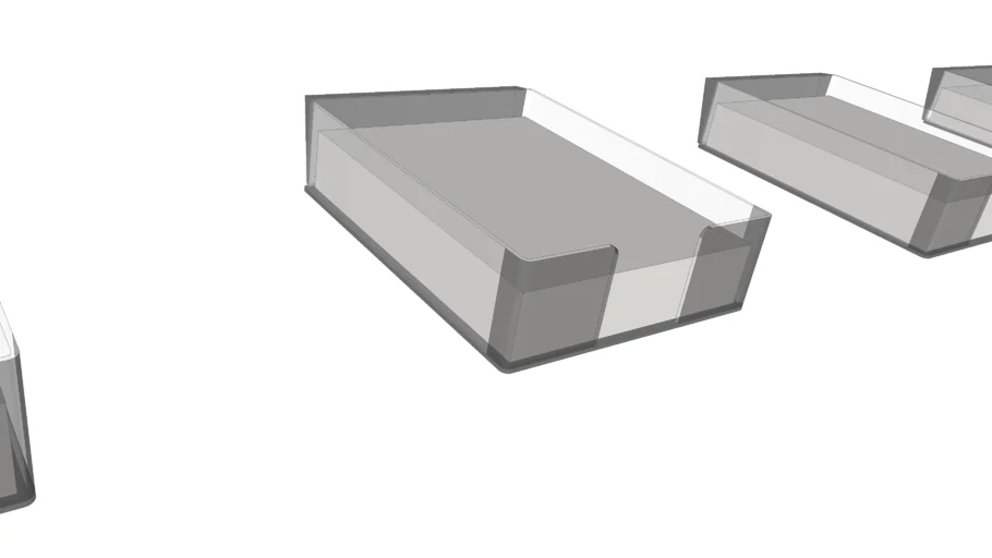 Plastic Paper Tray, Wall-Mount