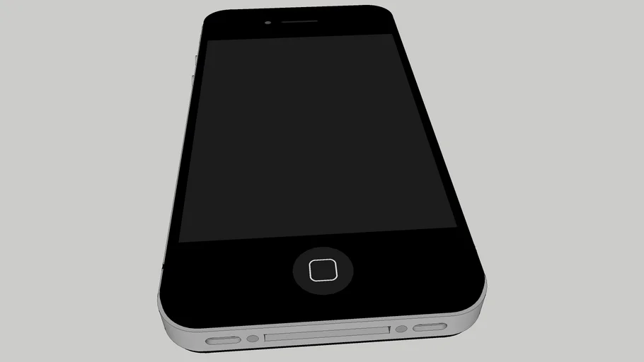 iPhone 4, Very Detailed, Real Life Size | 3D Warehouse