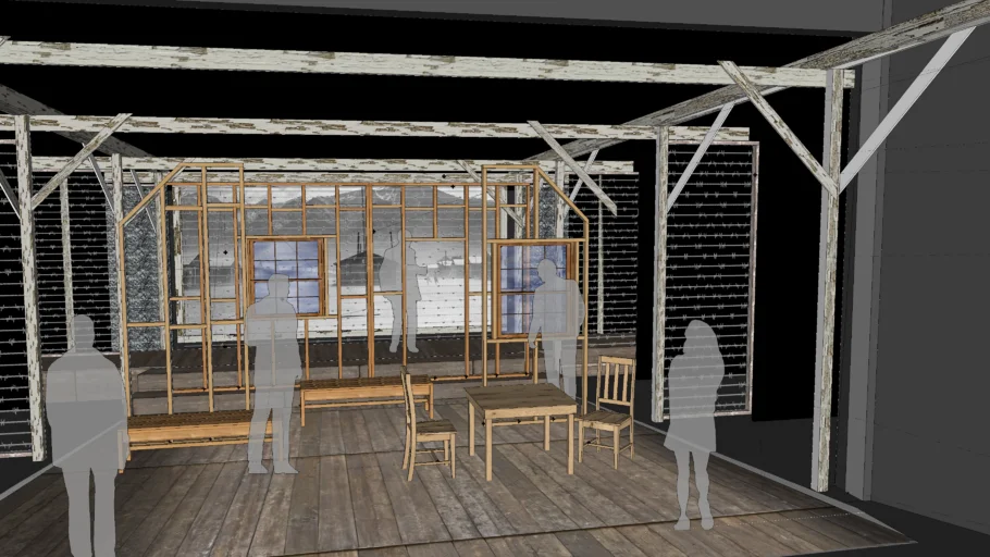 set design for Allegiance