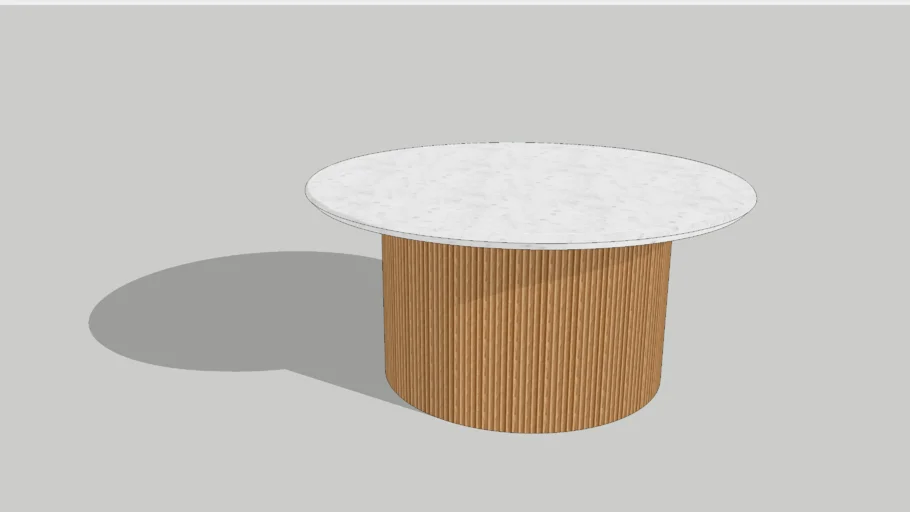 Ellington Marble Round Coffee Table
