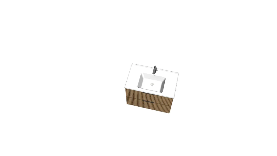 Mueble de Baño Madera  - Alistonado